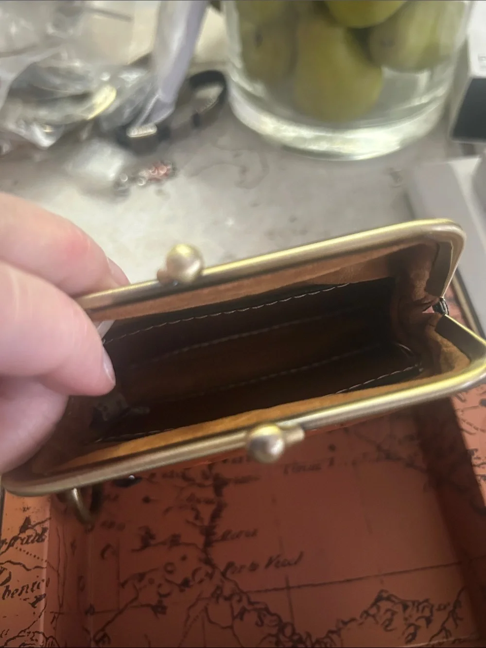 Patricia Nash compact embossed